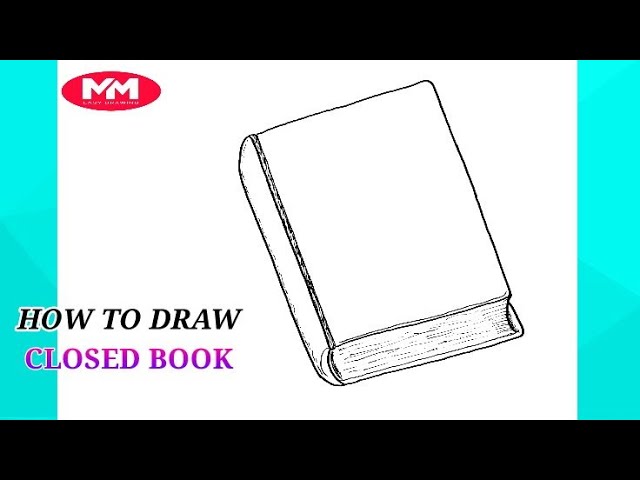 How to draw closed book