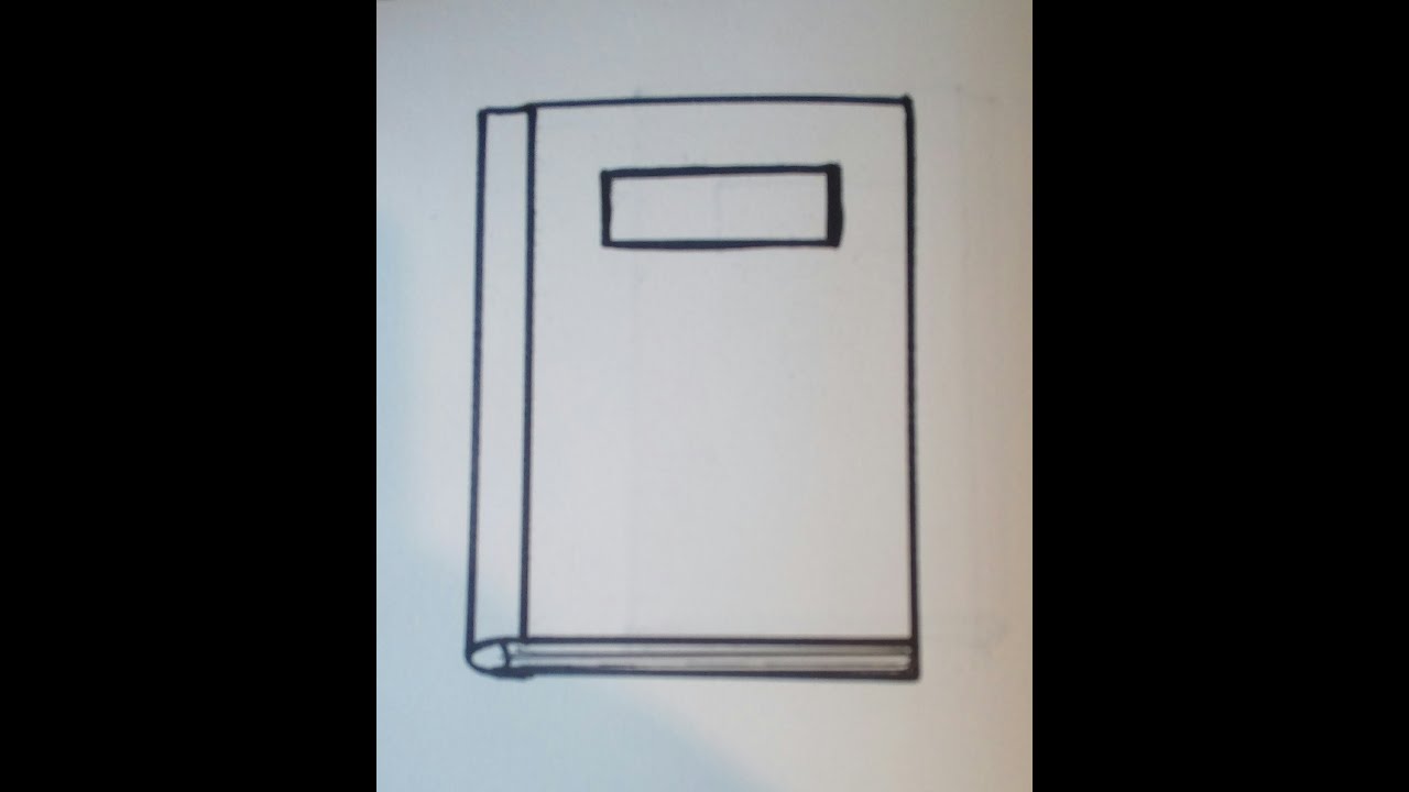 How to draw a closed book easy for kids and beginners easyart pencilsketch kidsart