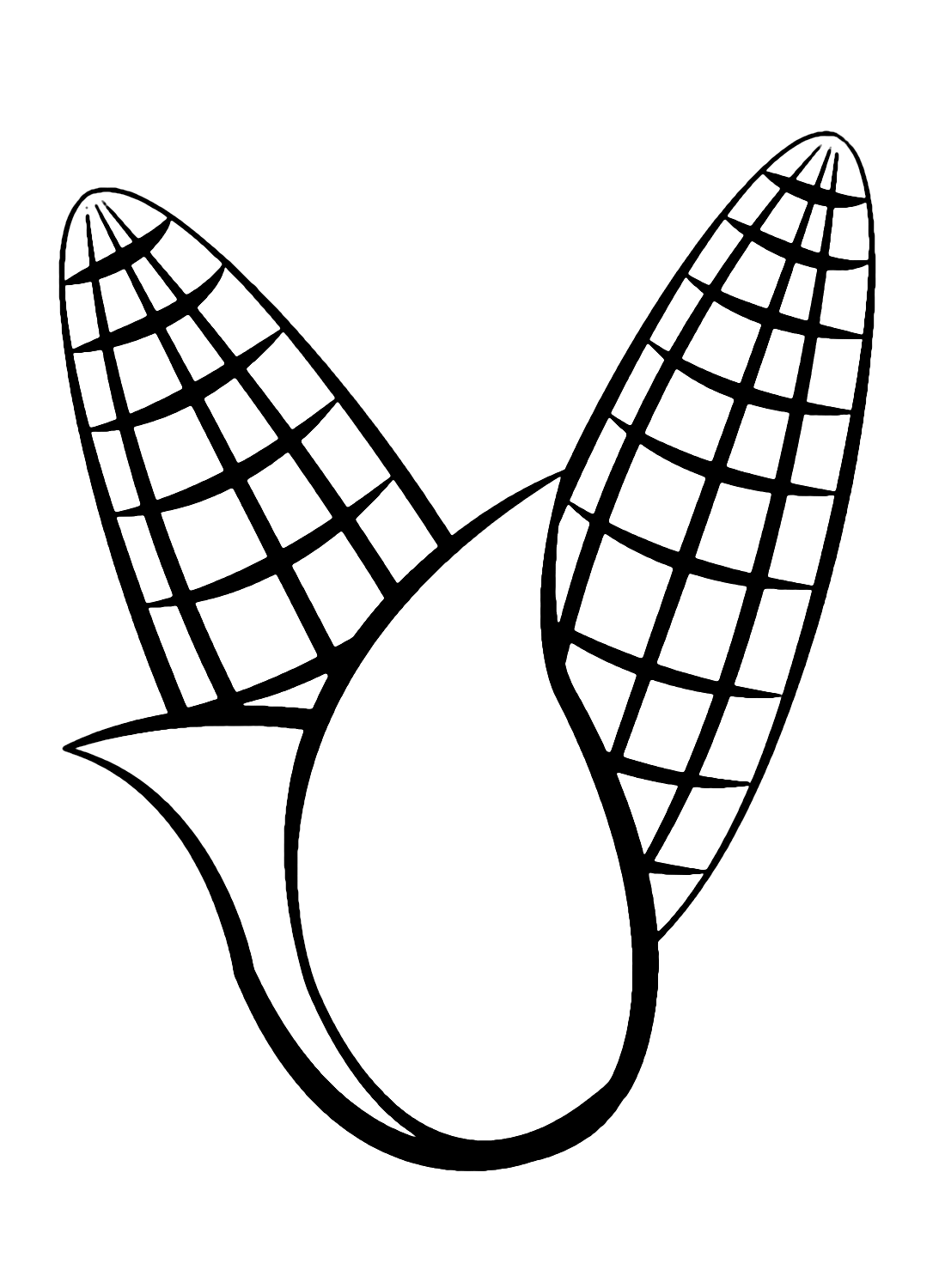 Corn coloring pages printable for free download