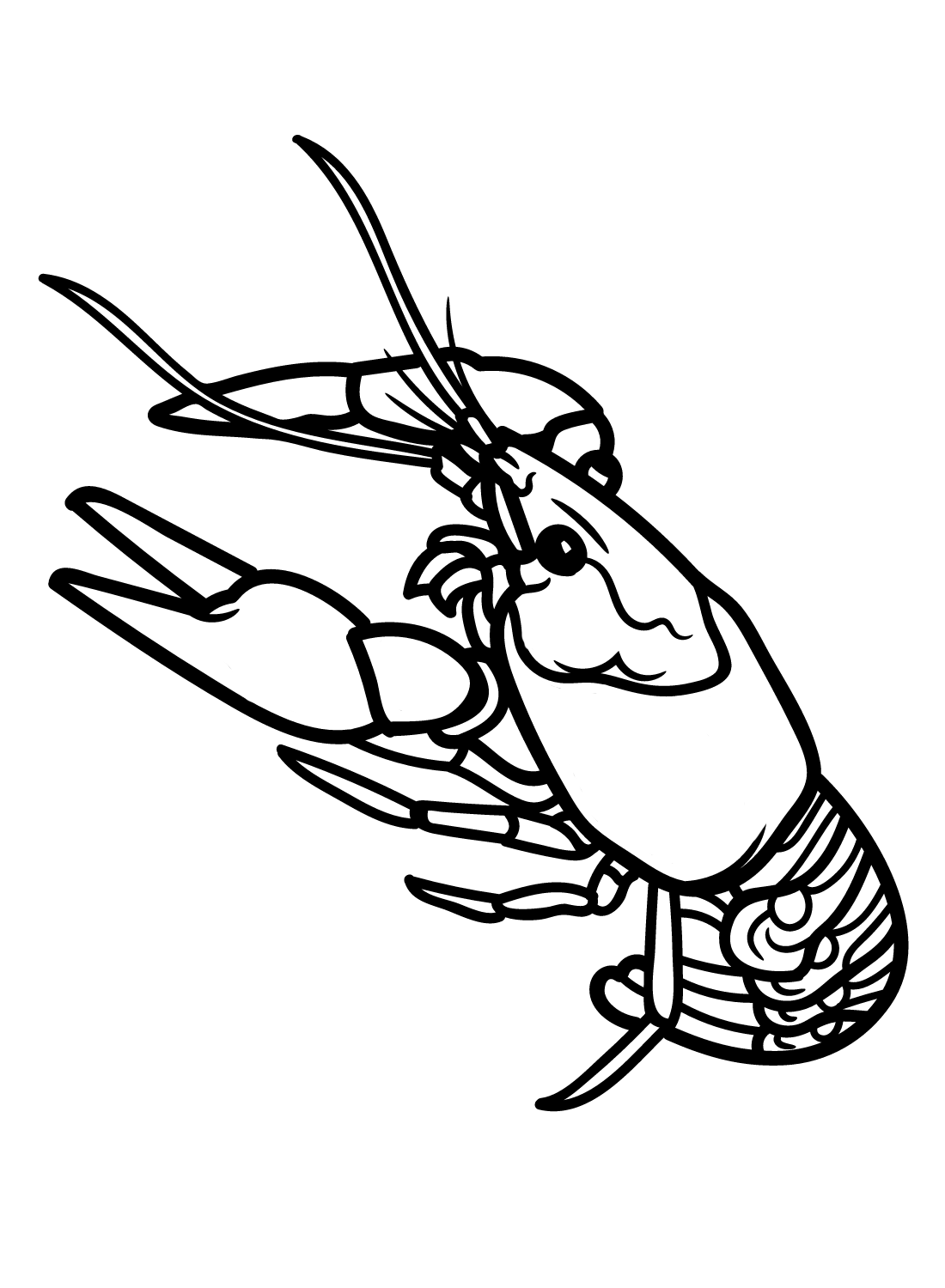 Crawfish coloring pages printable for free download