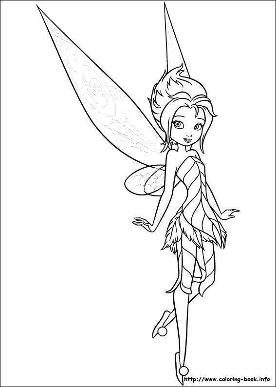 Secret of the wings coloring picture