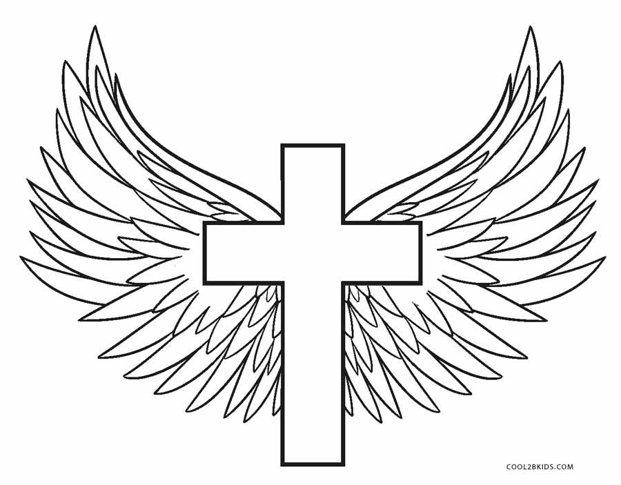 Printable coloring pages cross coloring page cross drawing cross pictures