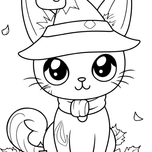 Halloween coloring book beautiful cat coloring pages cute cats ghosts pumpkins made by teachers