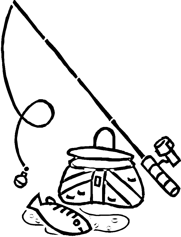 Fishing coloring pages printable for free download