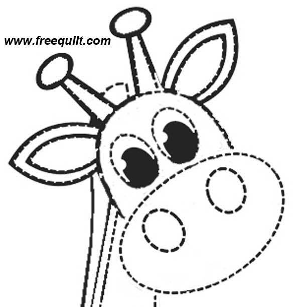 Free printable giraffe head coloring pages templates