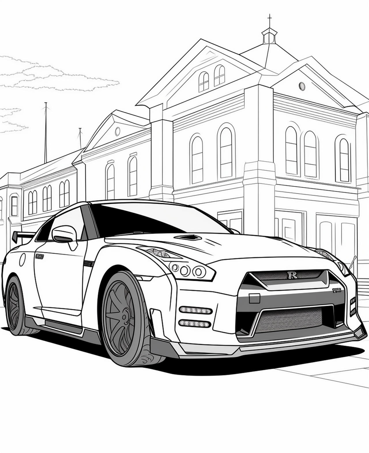 Cars coloring pages in premium quality by coloringbooksart on