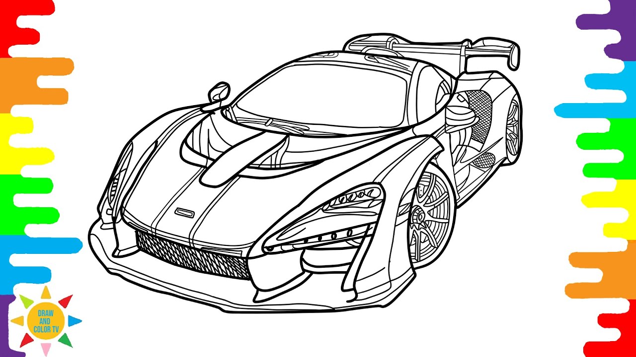 Claren senna gtr coloring pages claren senna coloring claren senna liited edition coloring