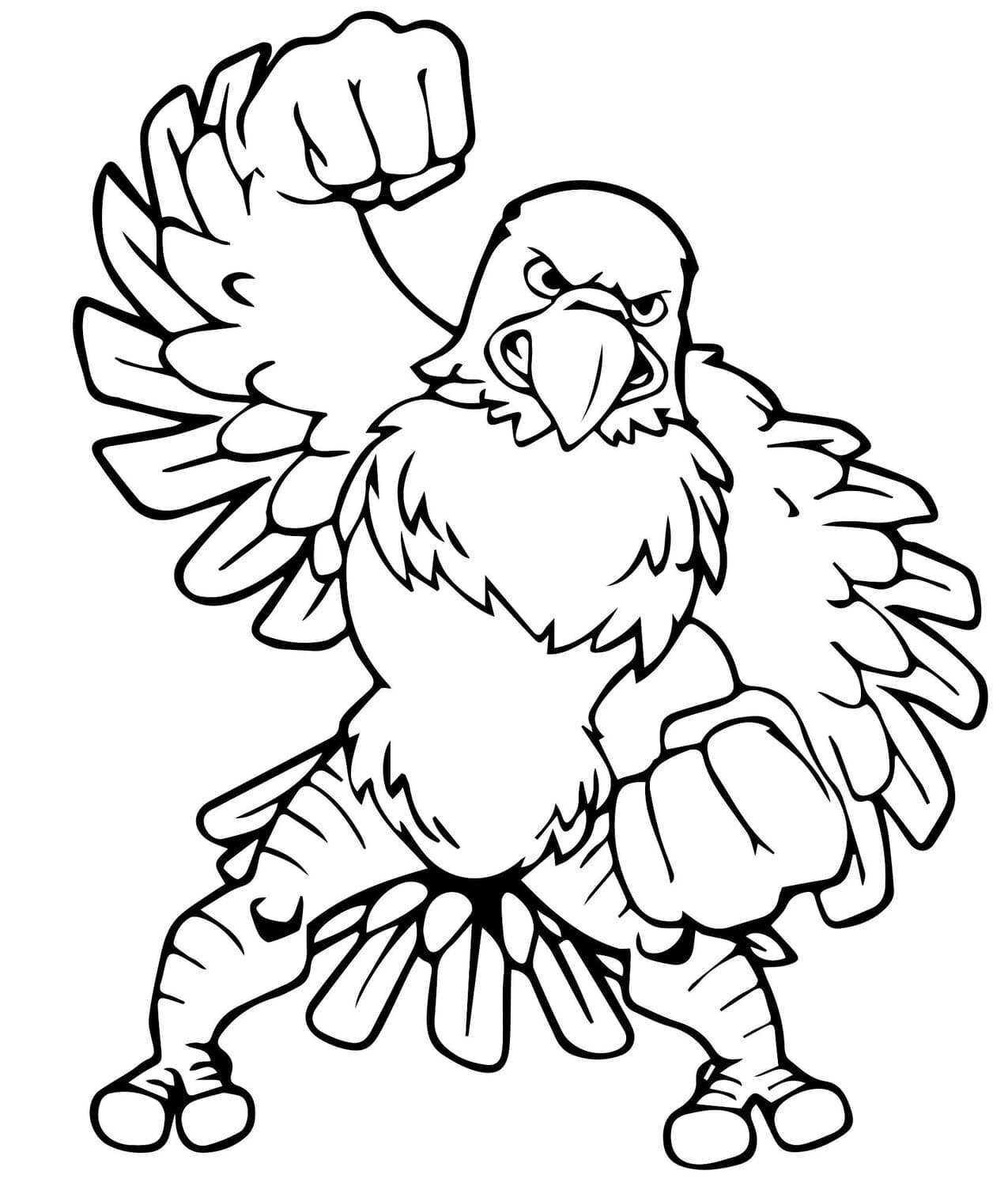 Bald eagle coloring pages printable for free download