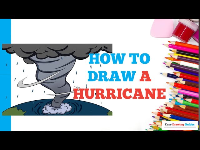 How to draw a hurricane in a few easy steps drawing tutorial for beginner artists