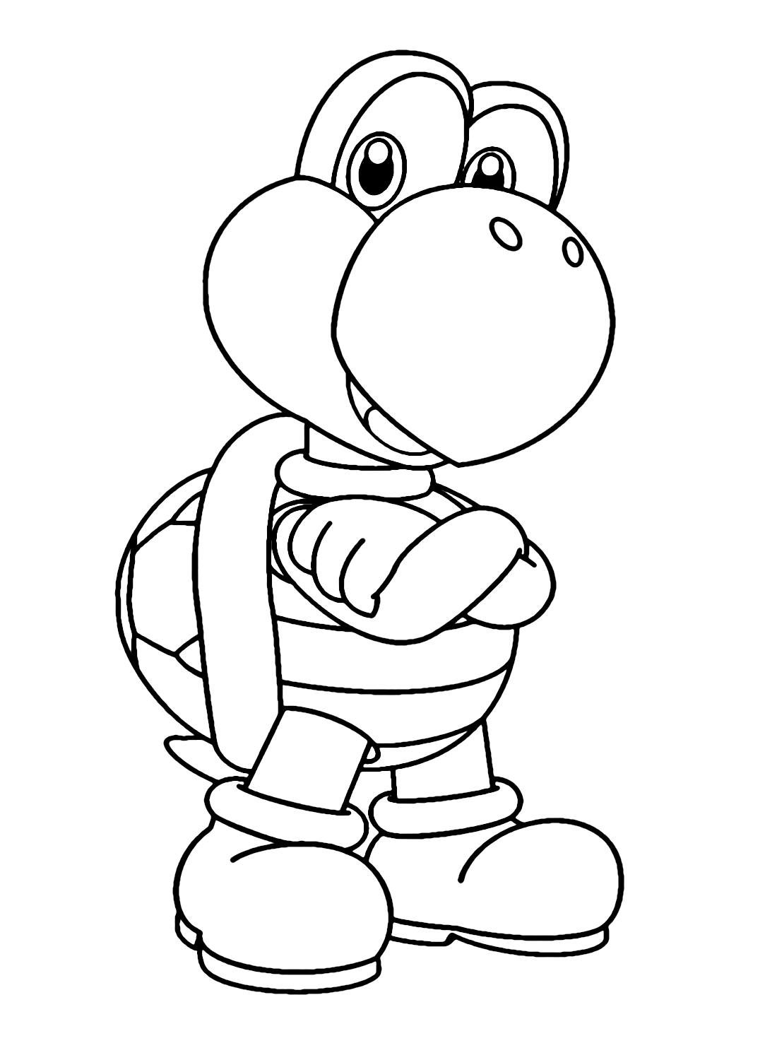 Koopa troopa coloring pages