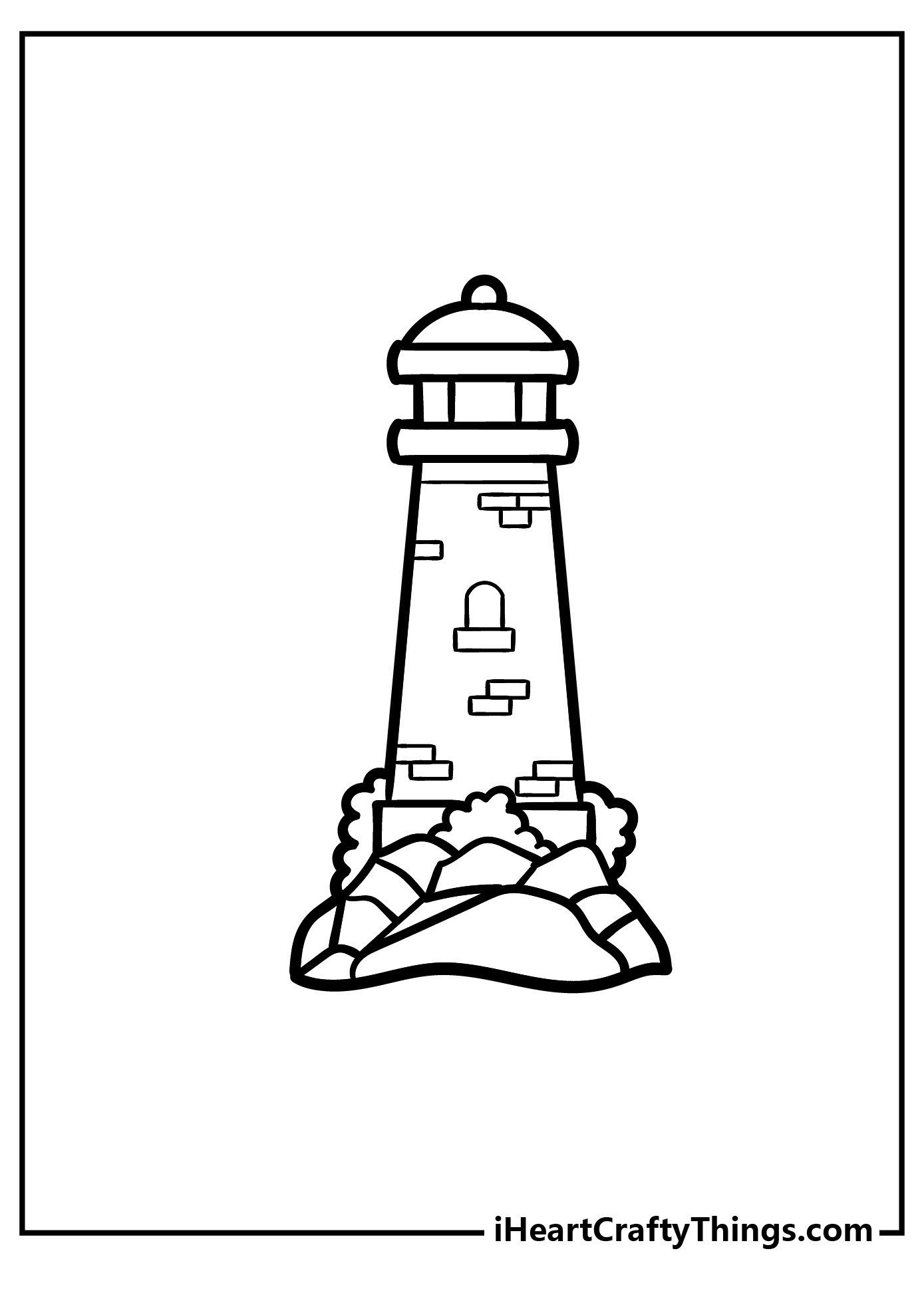 Lighthouse coloring pages free printables