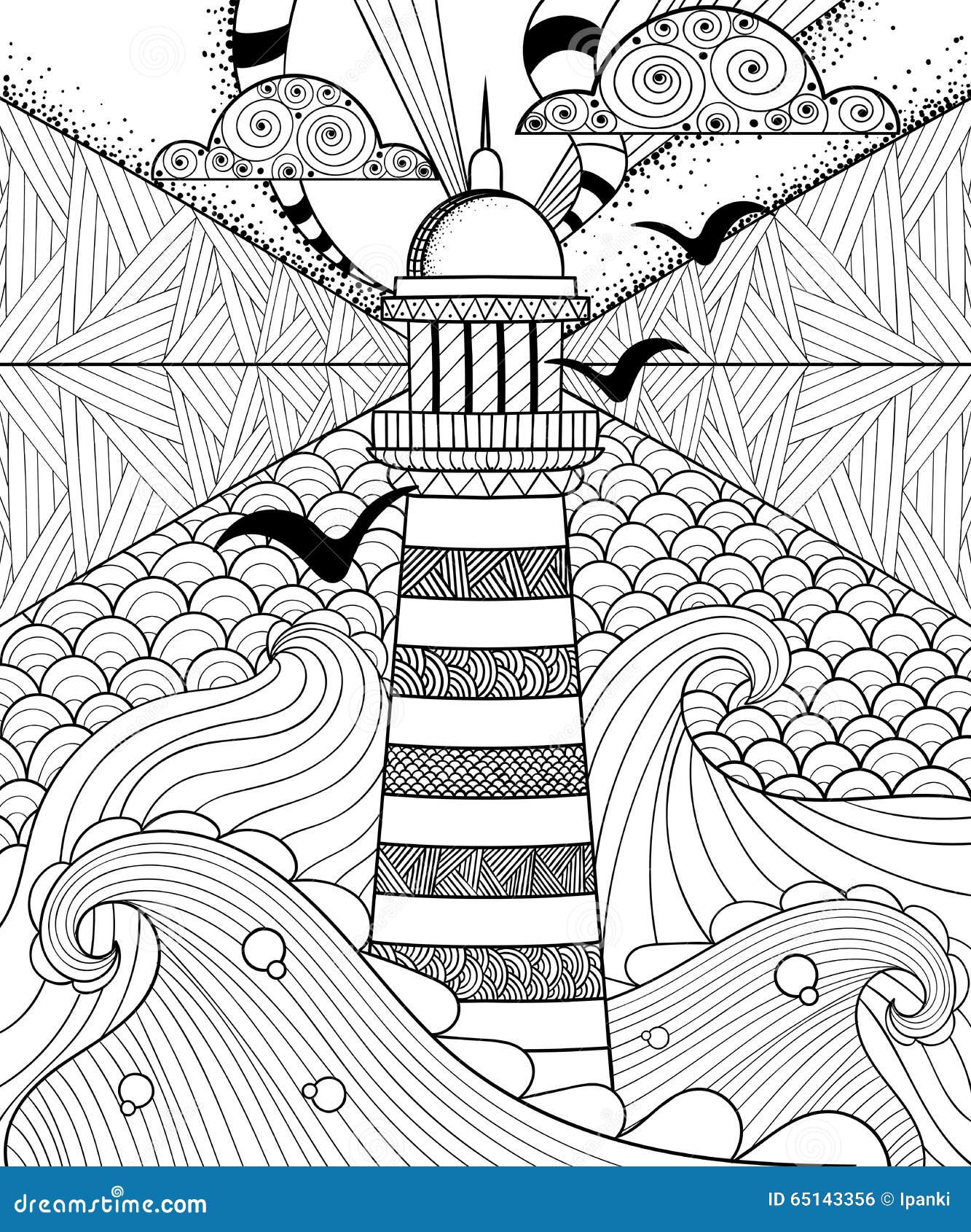 Coloring lighthouse stock illustrations â coloring lighthouse stock illustrations vectors clipart