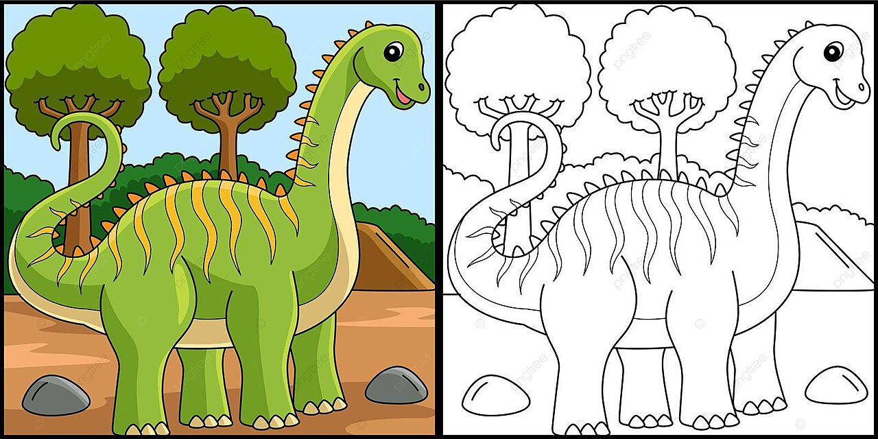 Diplodocus dinosaur coloring page illustration animal hand drawn jurassic vector animal drawing dinosaur drawing rat drawing png and vector with transparent background for free download