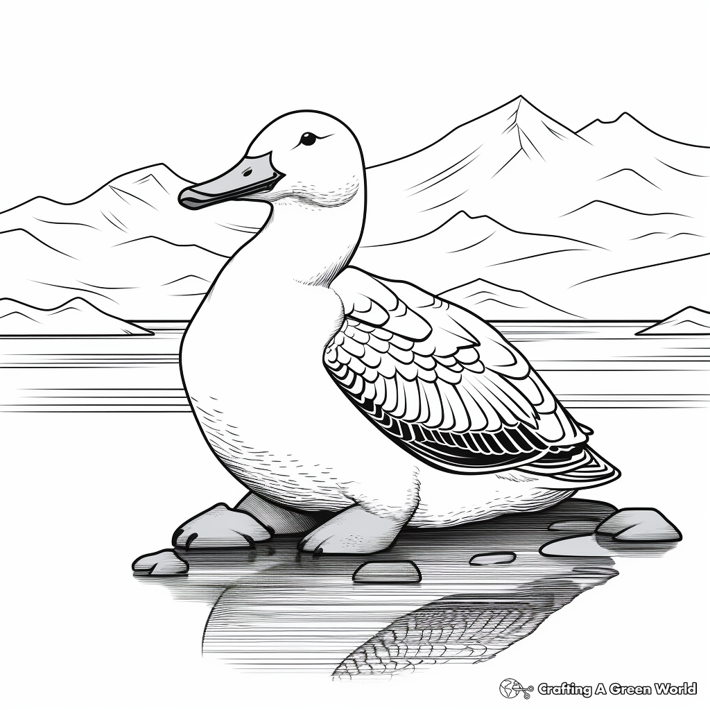 Loon coloring pages