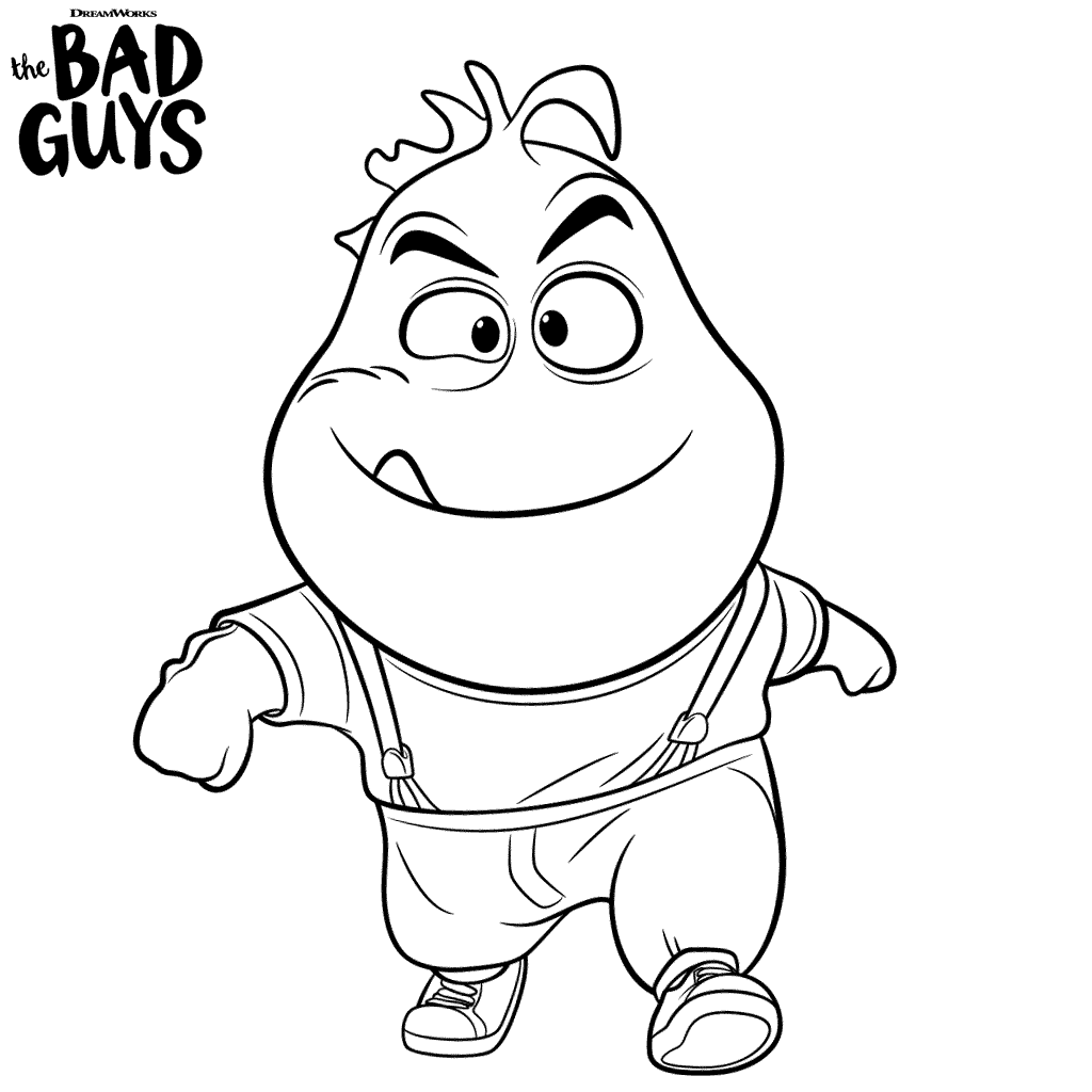 The bad guys coloring pages printable for free download