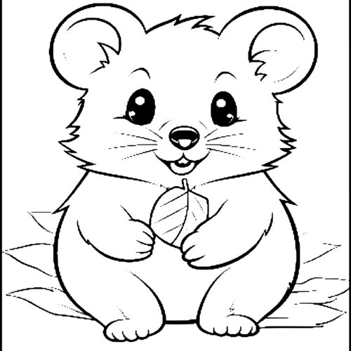 Quokka coloring book easy quokka coloring books for kids and adults relaxing made by teachers