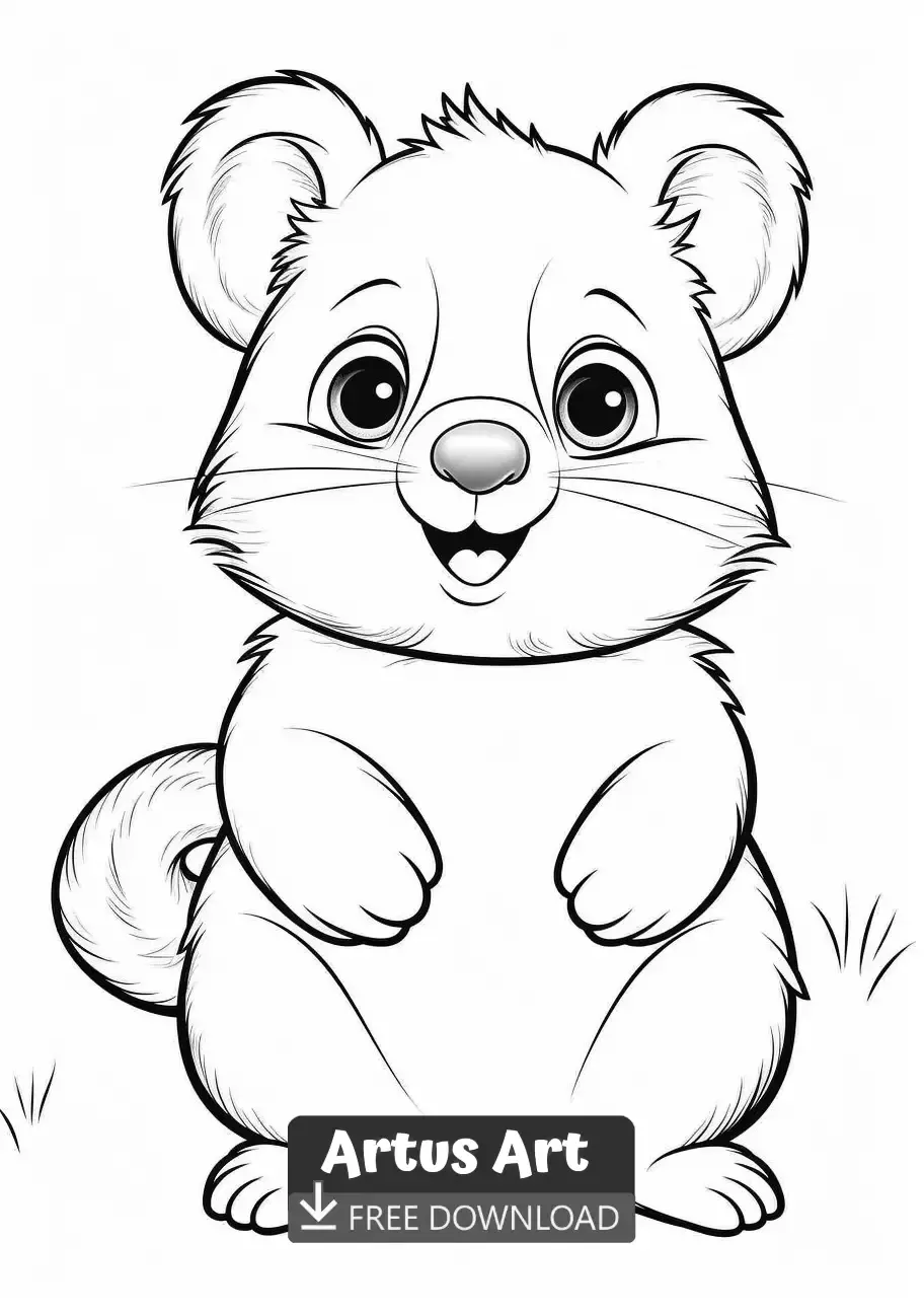 Quokka coloring page monster coloring pages unicorn coloring pages insect coloring pages