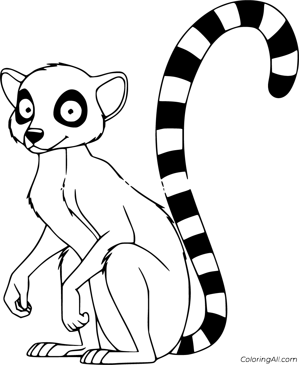 Free printable lemur coloring pages easy to print from any device and automatically fit any paper size elephant coloring page coloring pages lemur