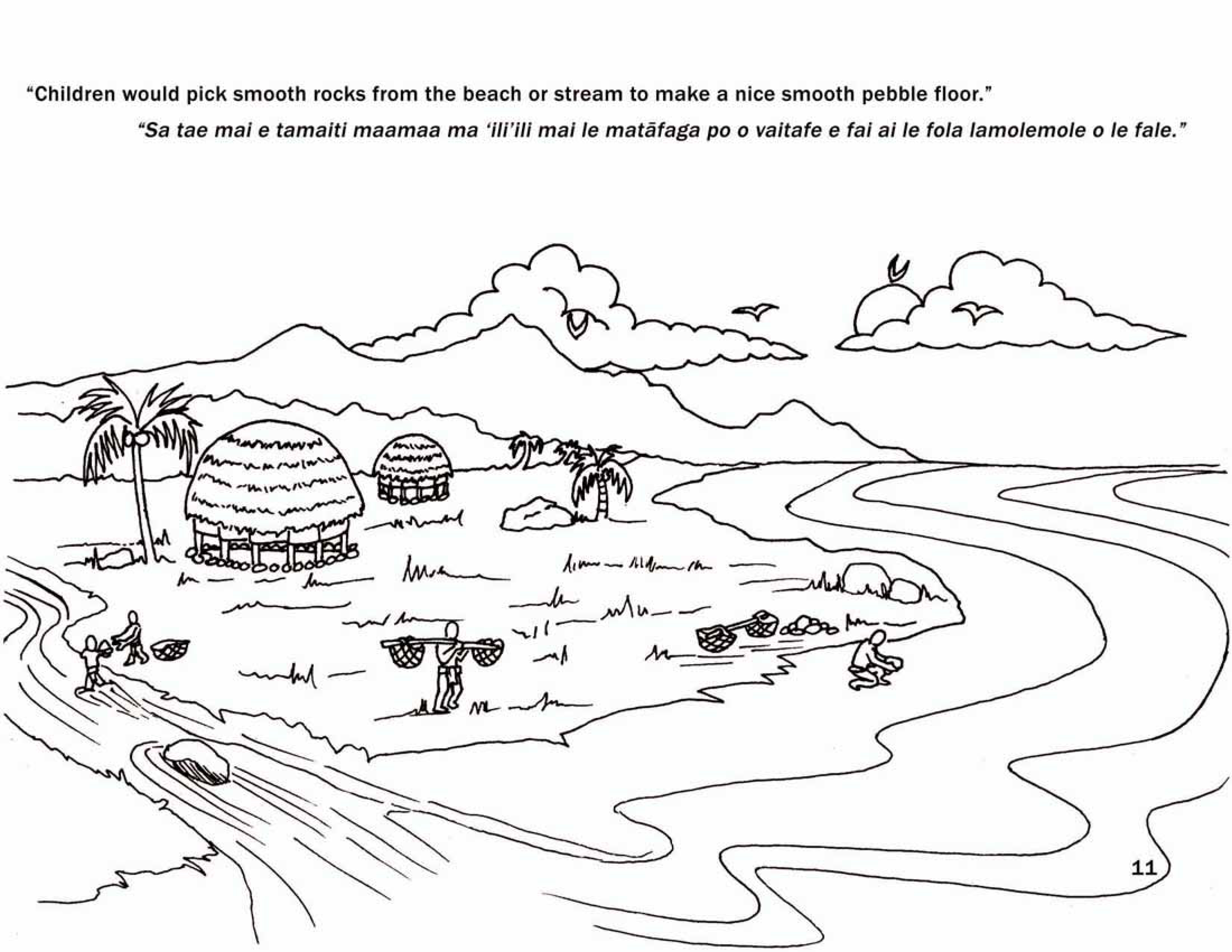 Ancient samoa coloring book us national park service