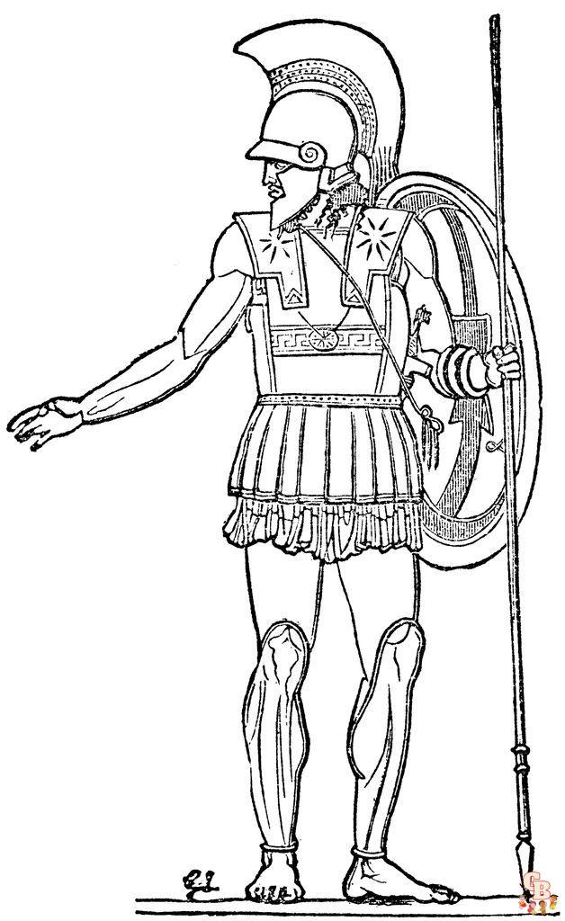 Ready for ancient roman coloring pages