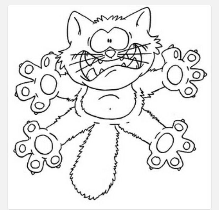 Scaredy cat coloring books coloring pages cat quilt