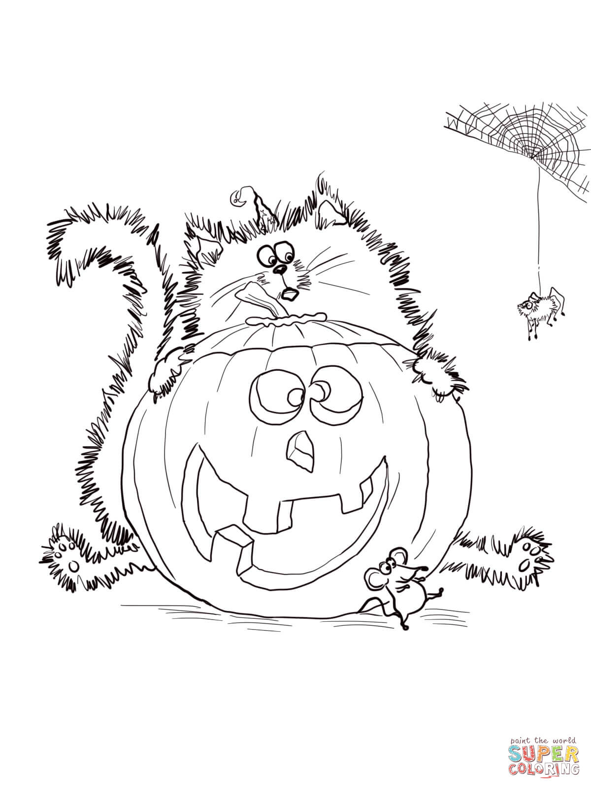 Scaredy cat splat coloring page free printable coloring pages