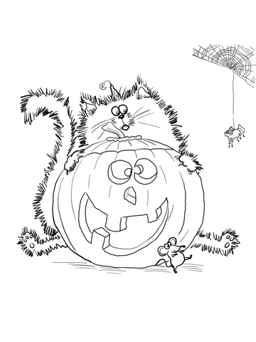 Scaredy cat splat coloring page free printable coloring pages