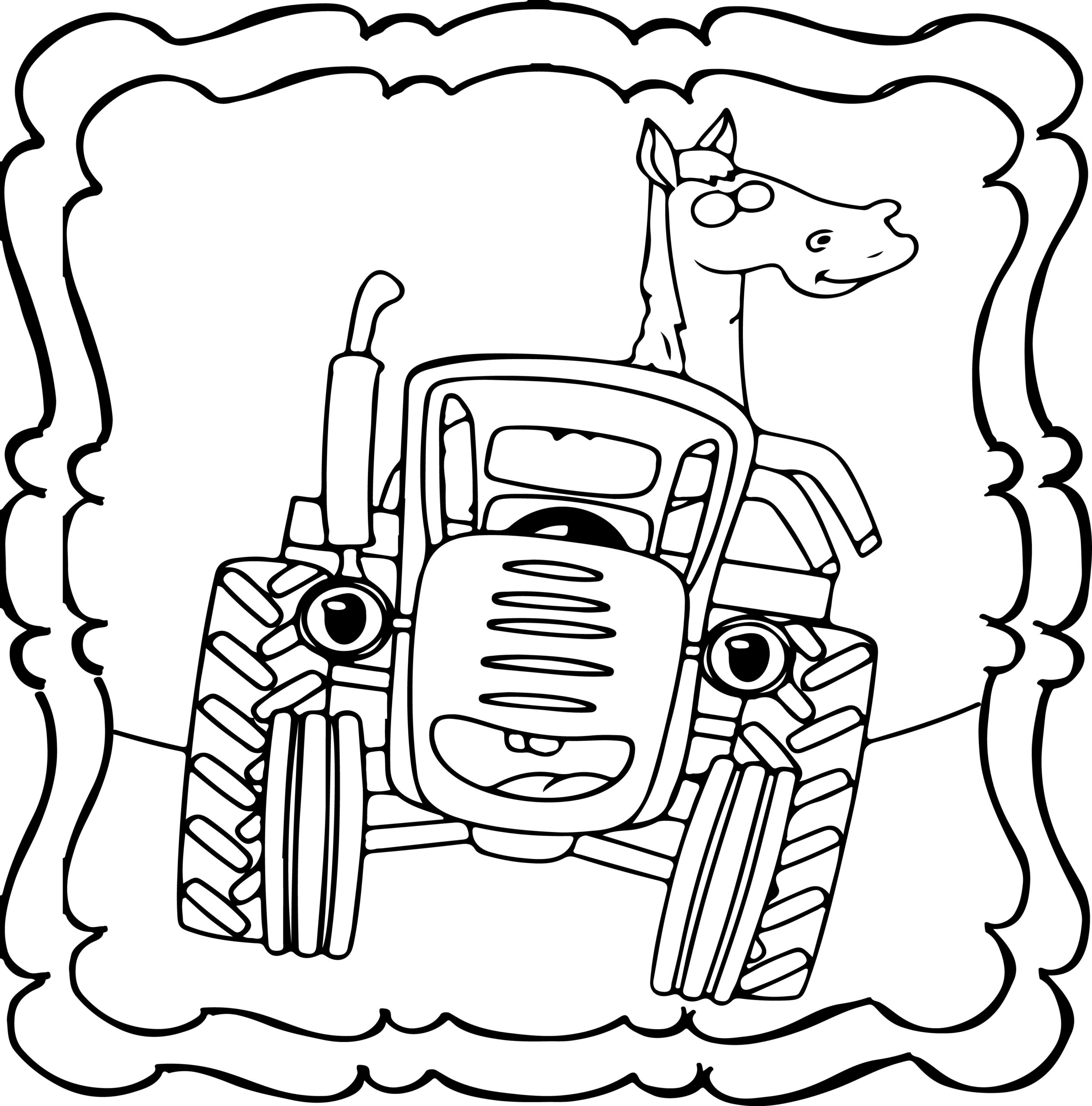 Tractor coloring book easy and fun tractors coloring book for kids made by teachers