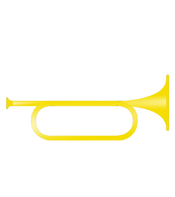 Trumpet coloring pages for kids to color and print