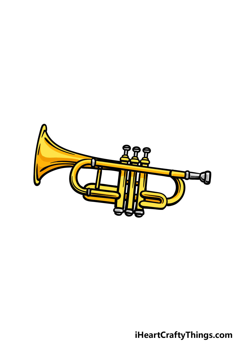 Trumpet drawing