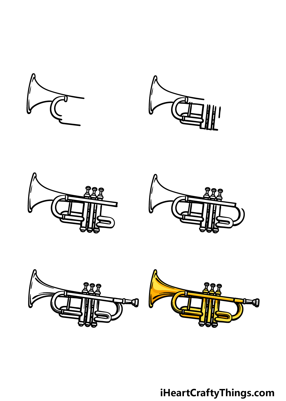 Trumpet drawing