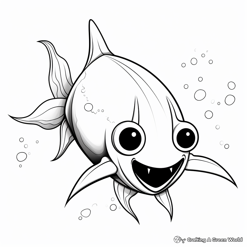 Vampire squid coloring pages