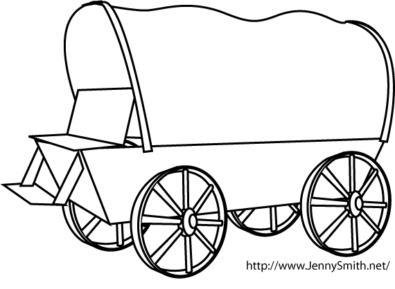 Mormon share covered wagon