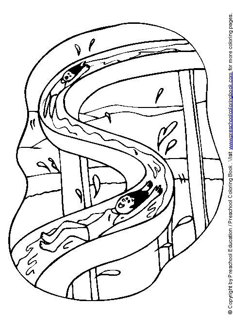 Www amusement park coloring page