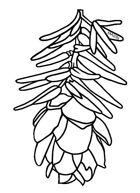 United clip art by phillip martin state tree