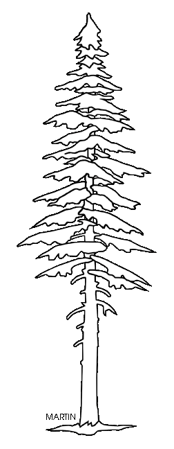 United clip art by phillip martin state tree