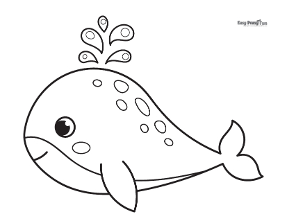 Whale coloring pages