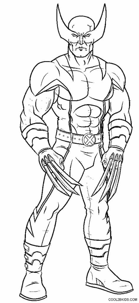 Printable wolverine coloring pages for kids coolbkids marvel coloring avengers coloring batman coloring pages