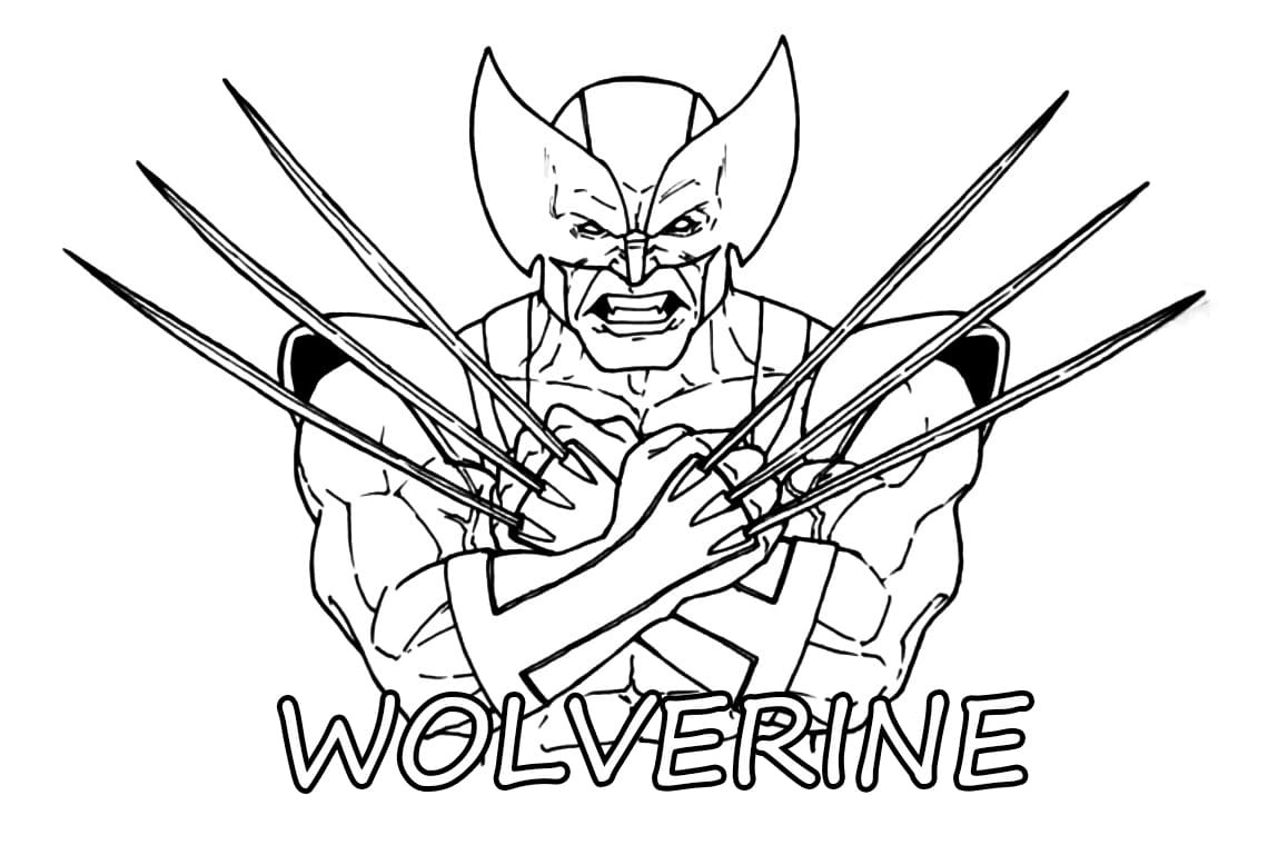 Wolverine coloring pages by coloringpageswk on