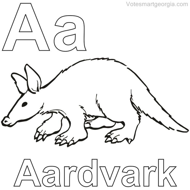 Aardvark coloring page printable coloring pages coloring pages to print animal coloring pages