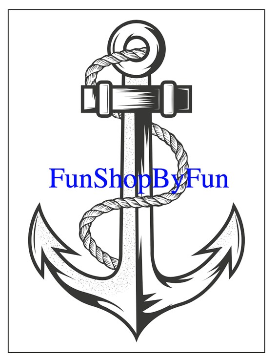 Printable coloring pages for kids anchor coloring book pages