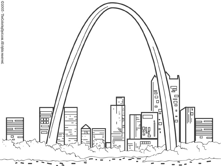 St louis arch coloring page audio stories for kids free coloring pages colouring printables