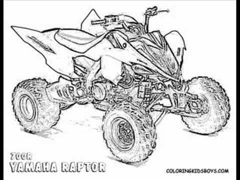 Coloringbuddymike atv coloring pages