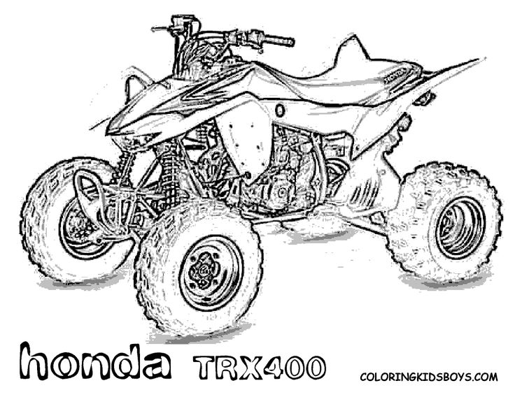 Quad coloring pages stitch coloring pages bike drawing coloring pages