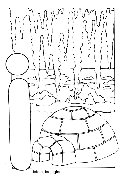 English words coloring pages