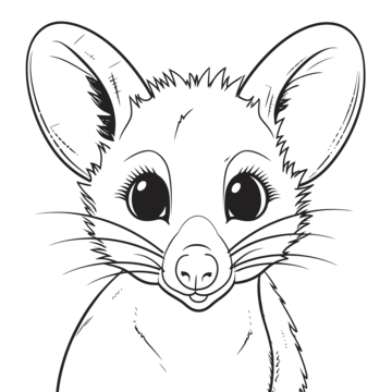 Opossum drawing png transparent images free download vector files