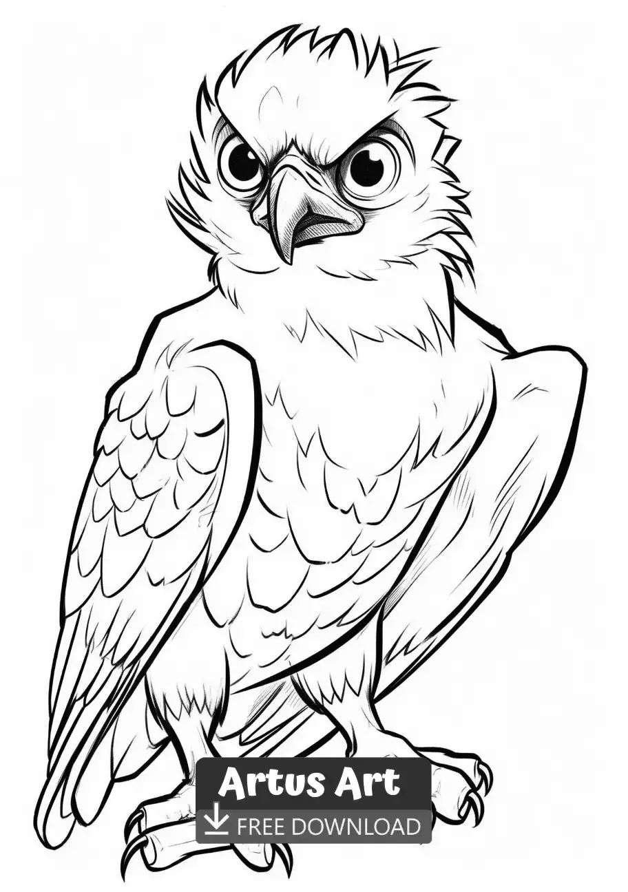 Osprey coloring page bird coloring pages coloring pages art