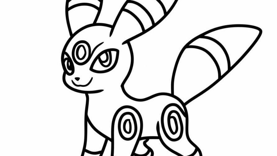 Umbreon coloring pages â unleash your imagination