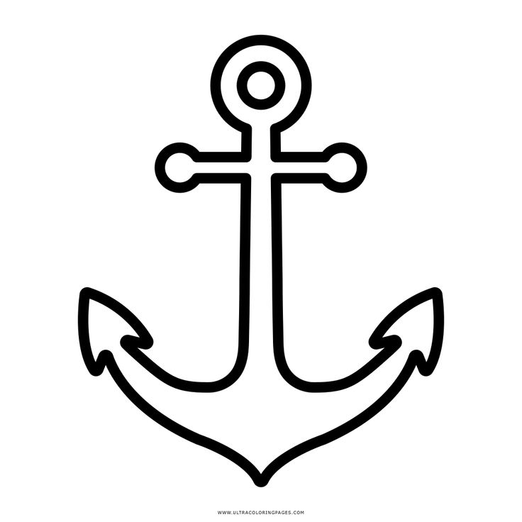 Anchor coloring page