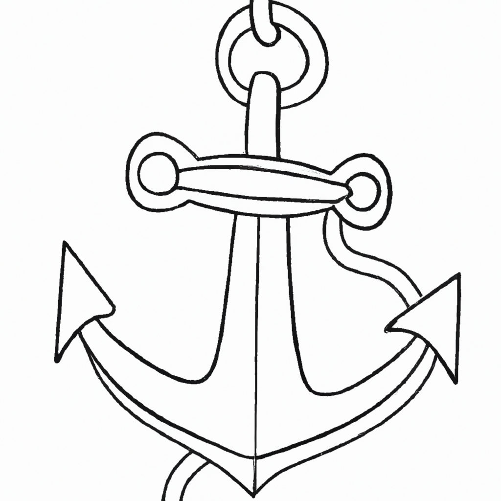 Anchor coloring pages